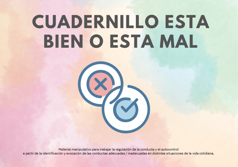 Cuarderno Esta bien-Esta mal